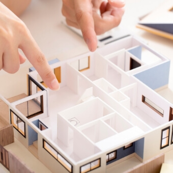 間取りと空間設計のイメージ